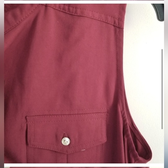 NWT, Size 16W, Hope & Harlow Here, There Everywhere Dress in Burgundy, Pockets! - Picture 6 of 12